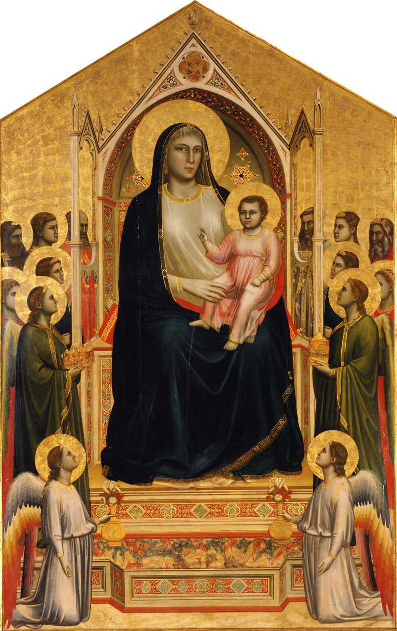 Alla helgons Madonna tronande av Giotto