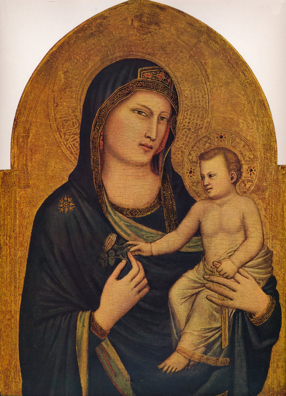 Madonna och barn, 1310-1315 av Giotto di Bondone