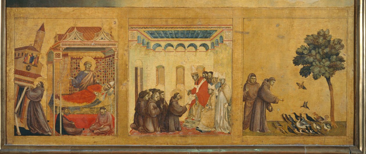 Innocentius III:s dröm... av Giotto di Bondone (style of)