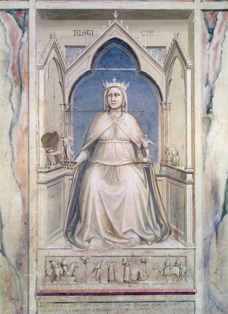 Allegory of Justice, ca 1305 (fresk) av Giotto di Bondone