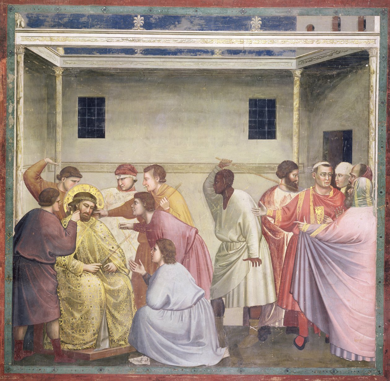 The Mocking of Christ, c.1305 av Giotto di Bondone