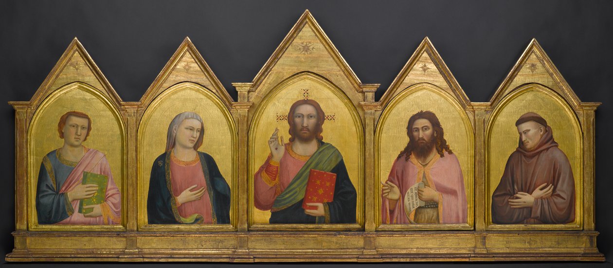 Peruzzi-altartavlan, ca 1310-1315 (tempera och bladguld på panel) av Giotto di Bondone