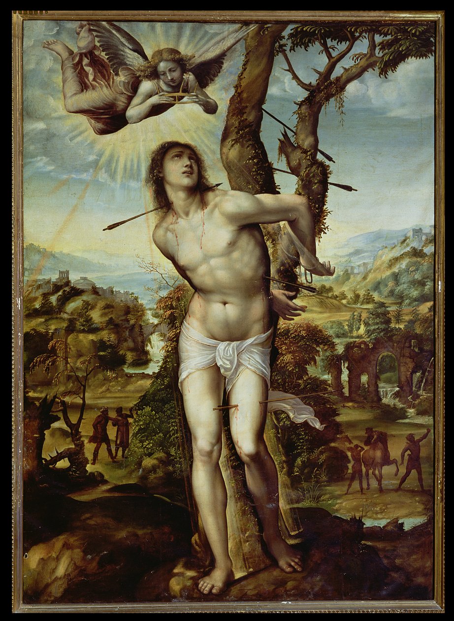 St Sebastian av Giovanni Antonio Bazzi Sodoma