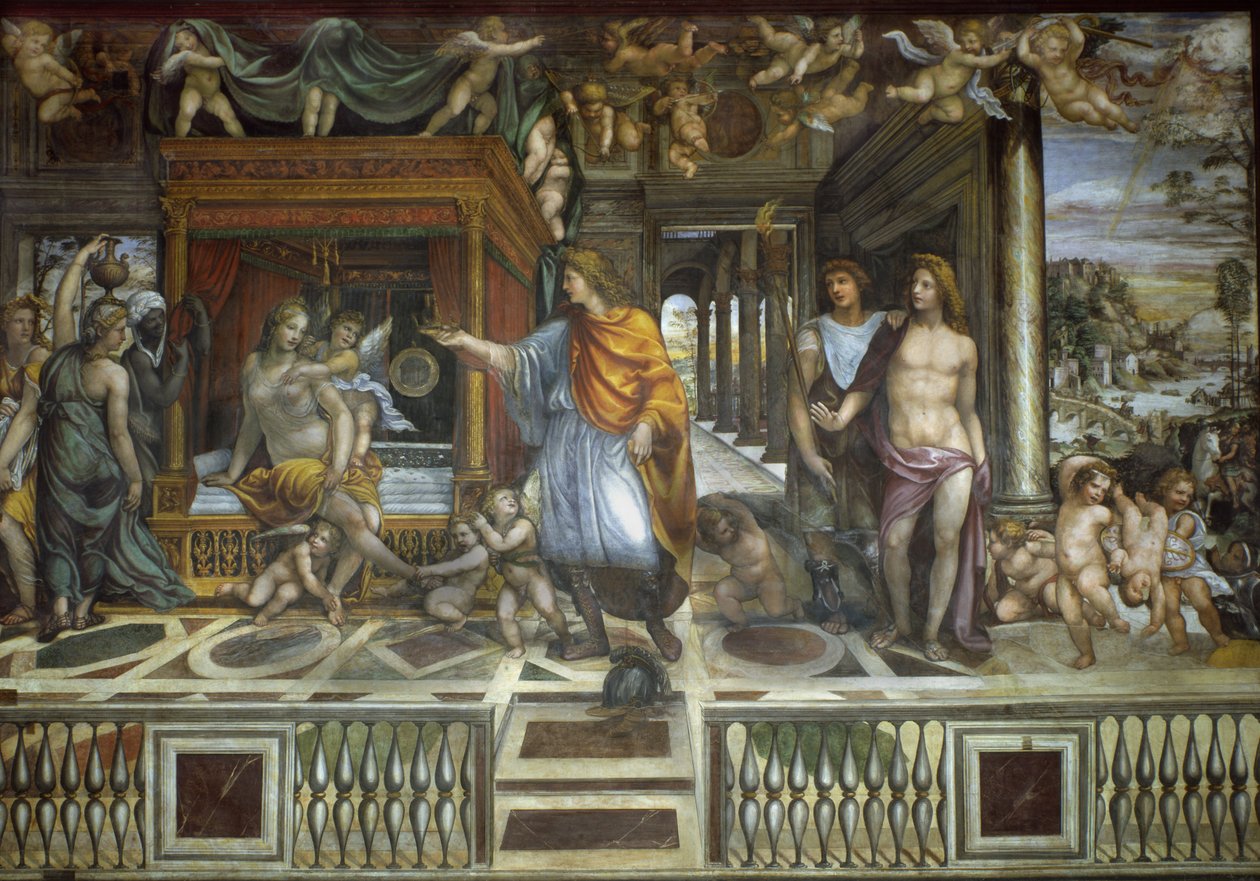 Alexanders och Roxanas äktenskap, c.1517 av Giovanni Antonio Bazzi Sodoma
