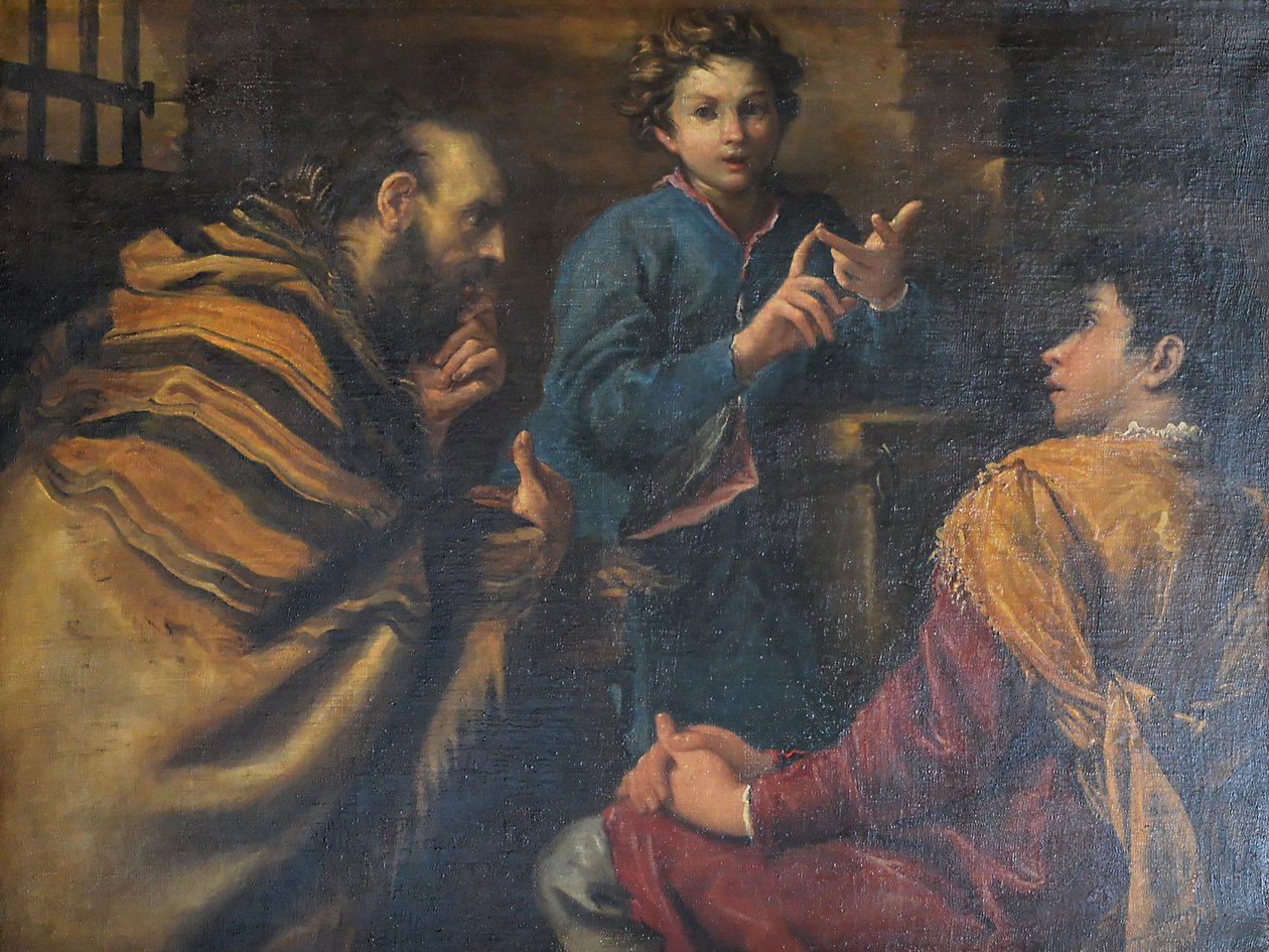 Joseph förklarar drömmar av Giovanni Antonio Burrini