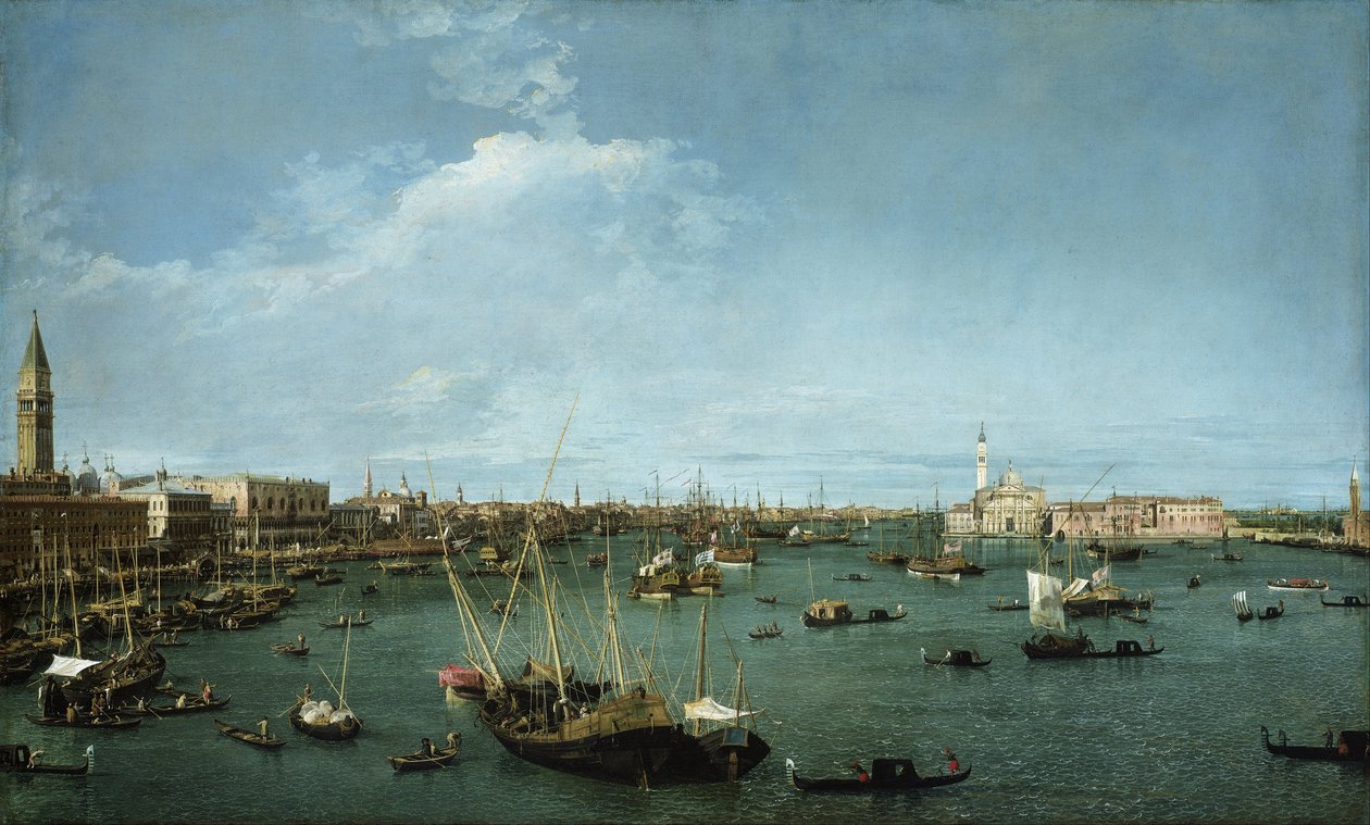 Bacino di San Marco, Venice av Giovanni Antonio Canal