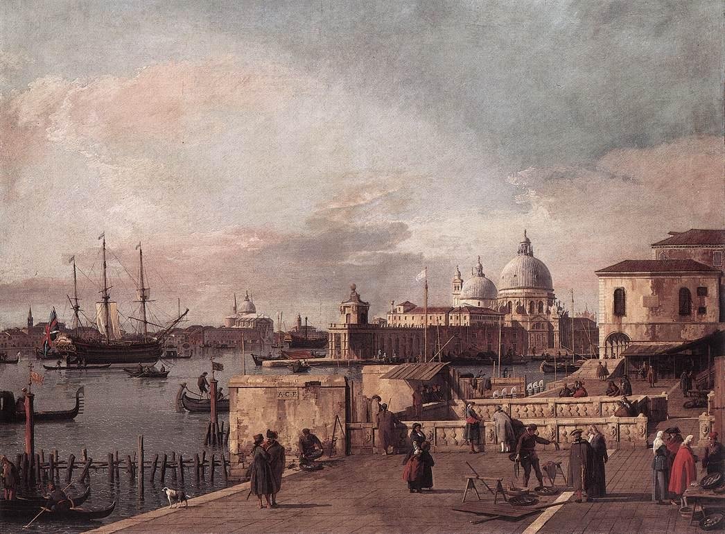Entrance to the Grand Canal av Giovanni Antonio Canal