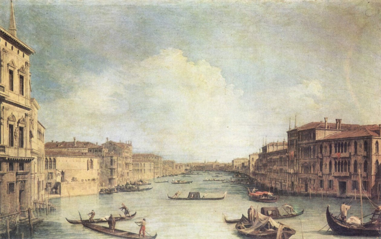 Il Canale Grande av Giovanni Antonio Canal