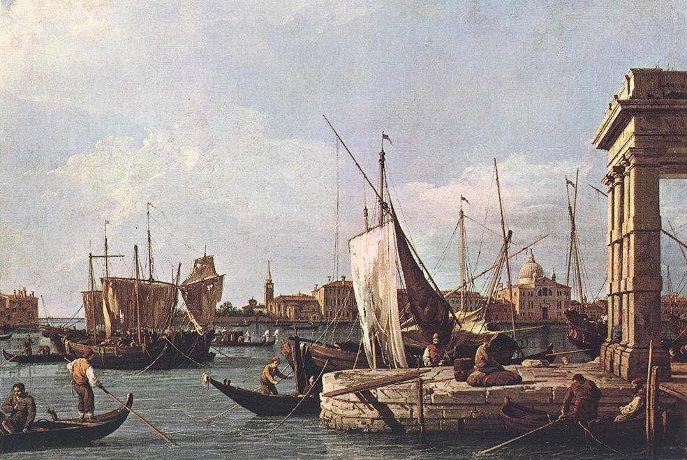 La Punta della Dogana (Custom Point) av Giovanni Antonio Canal