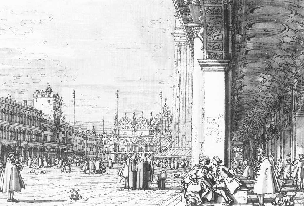 Piazza San Marco av Giovanni Antonio Canal