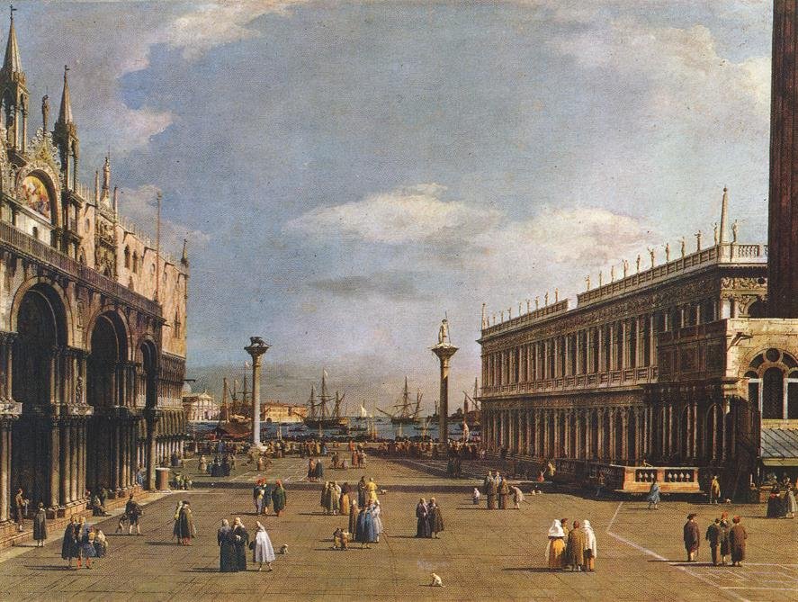 The Piazzetta av Giovanni Antonio Canal