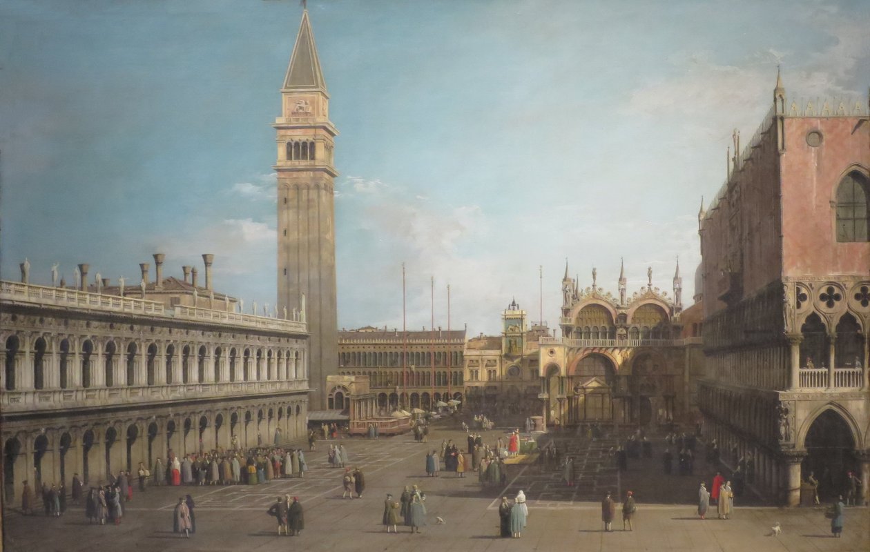 The Piazzetta av Giovanni Antonio Canal