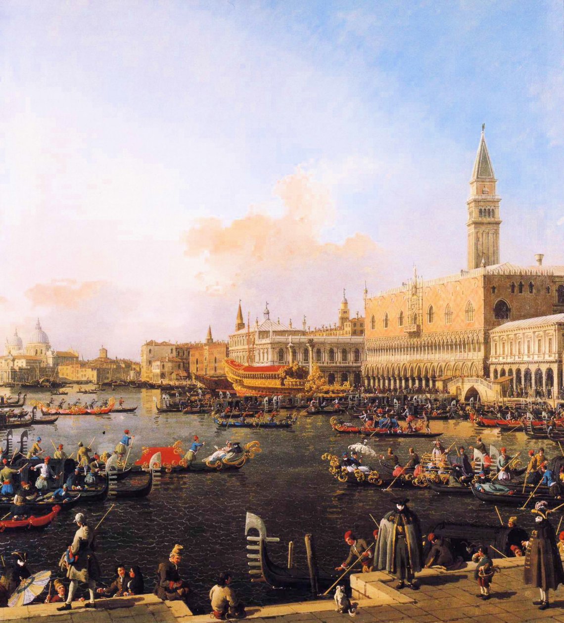 Venice, Bacino di San Marco on Ascension Day av Giovanni Antonio Canal