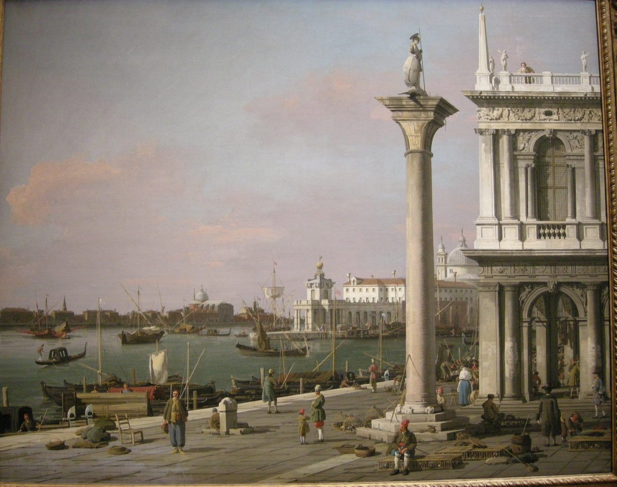 bacino di san marco dalla piazzetta av Giovanni Antonio Canal