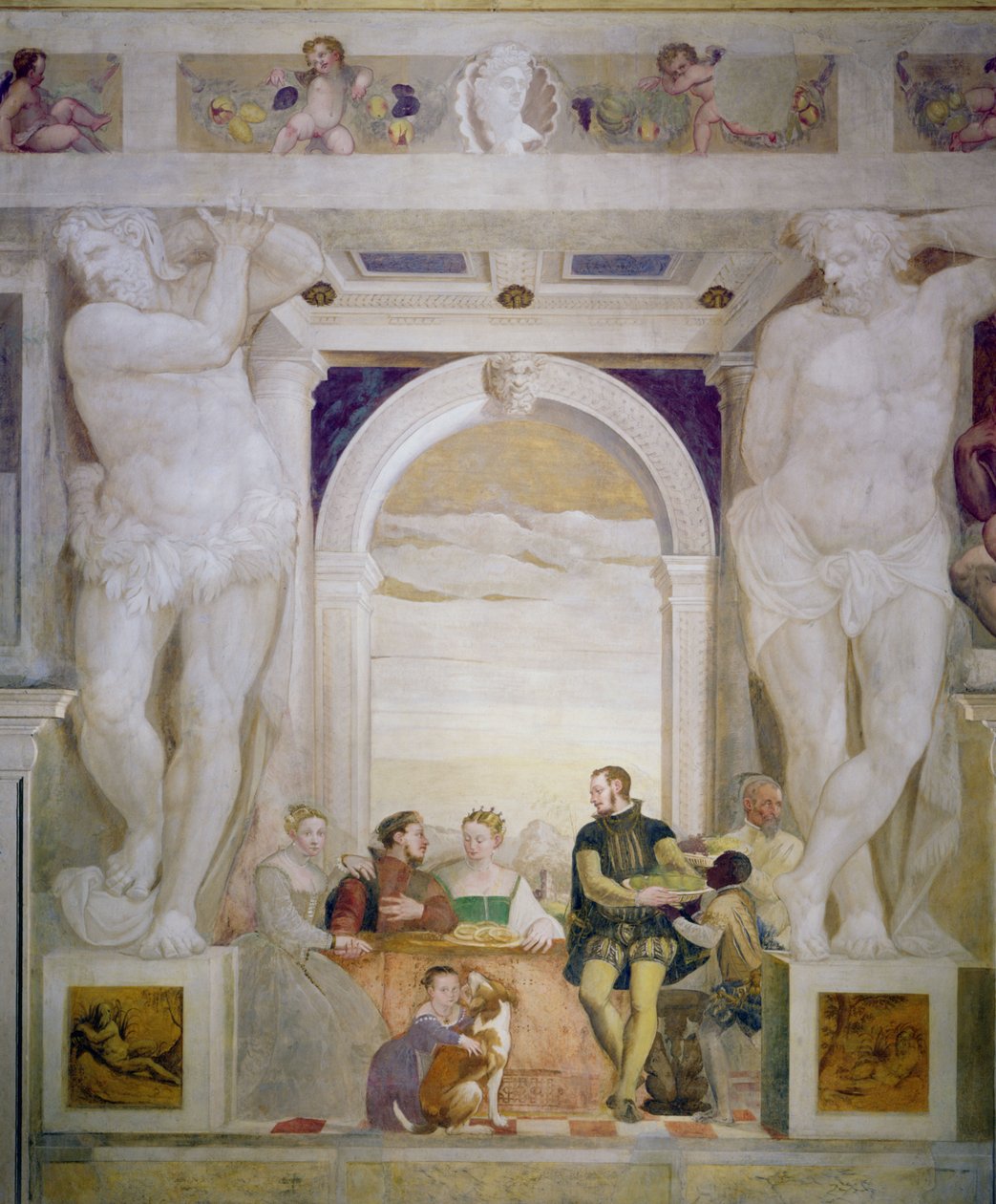 Breakfast at the Villa  av Giovanni Antonio Fasolo