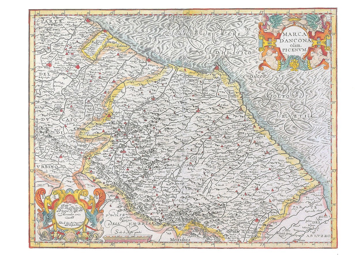 Märke av ancona, av Giovanni Antonio Magini