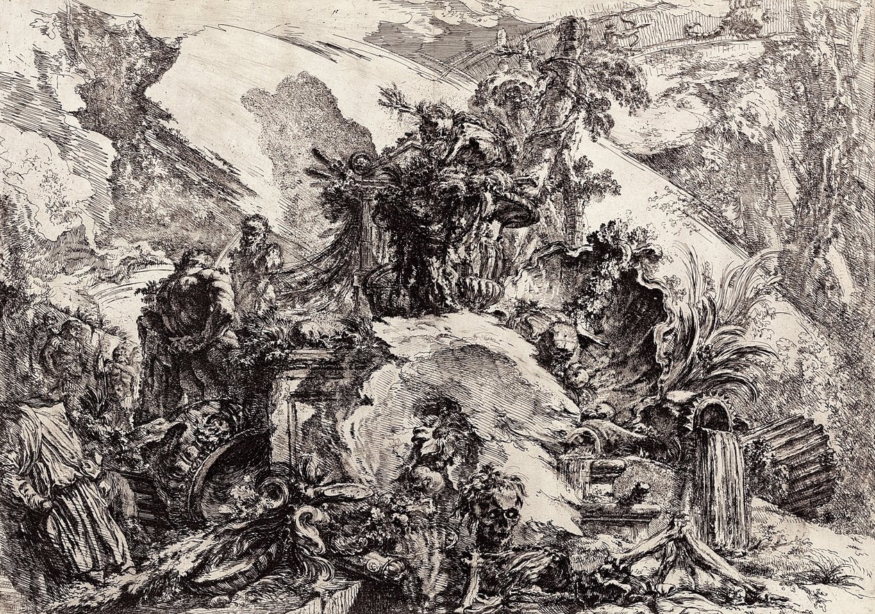 Skeletten av Giovanni Battista Piranesi