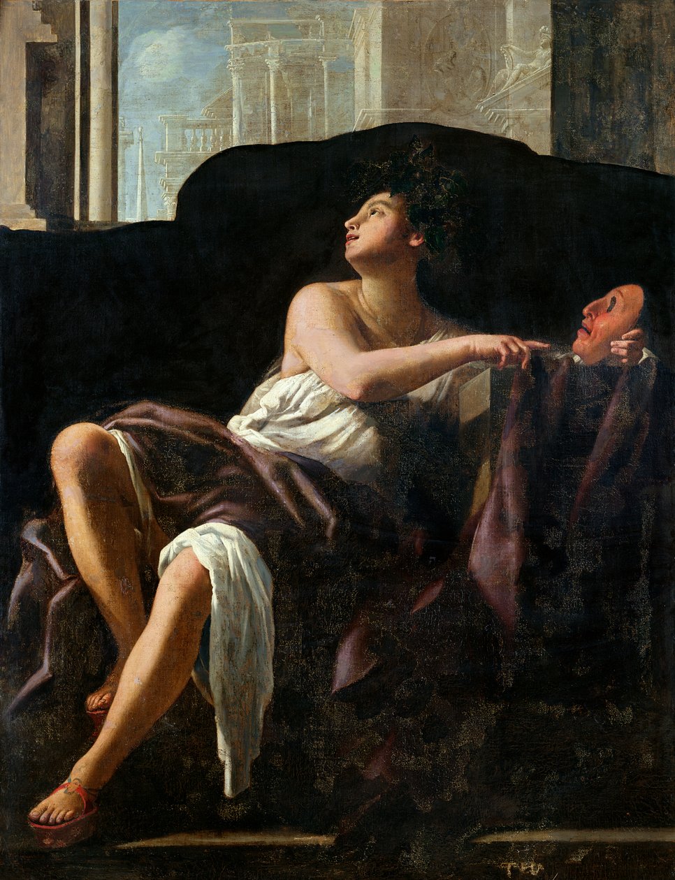 Thalia, komedins musa av Giovanni Baglione