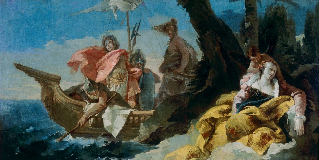 Rinaldo överger Armida av Giovanni Battista Tiepolo