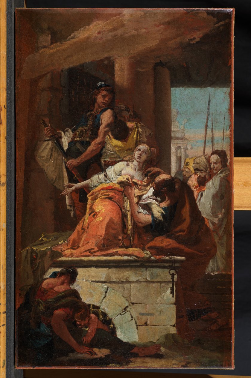 The Martyrdom of St. Agatha, c.1734 av Giovanni Battista Tiepolo