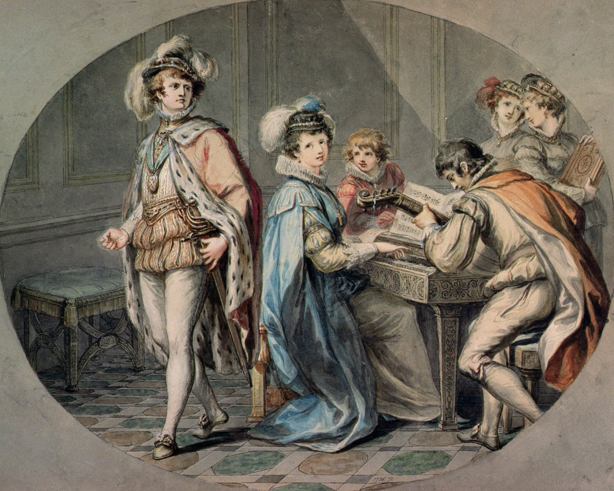 Darnleys svartsjuka av Giovanni Battista Cipriani
