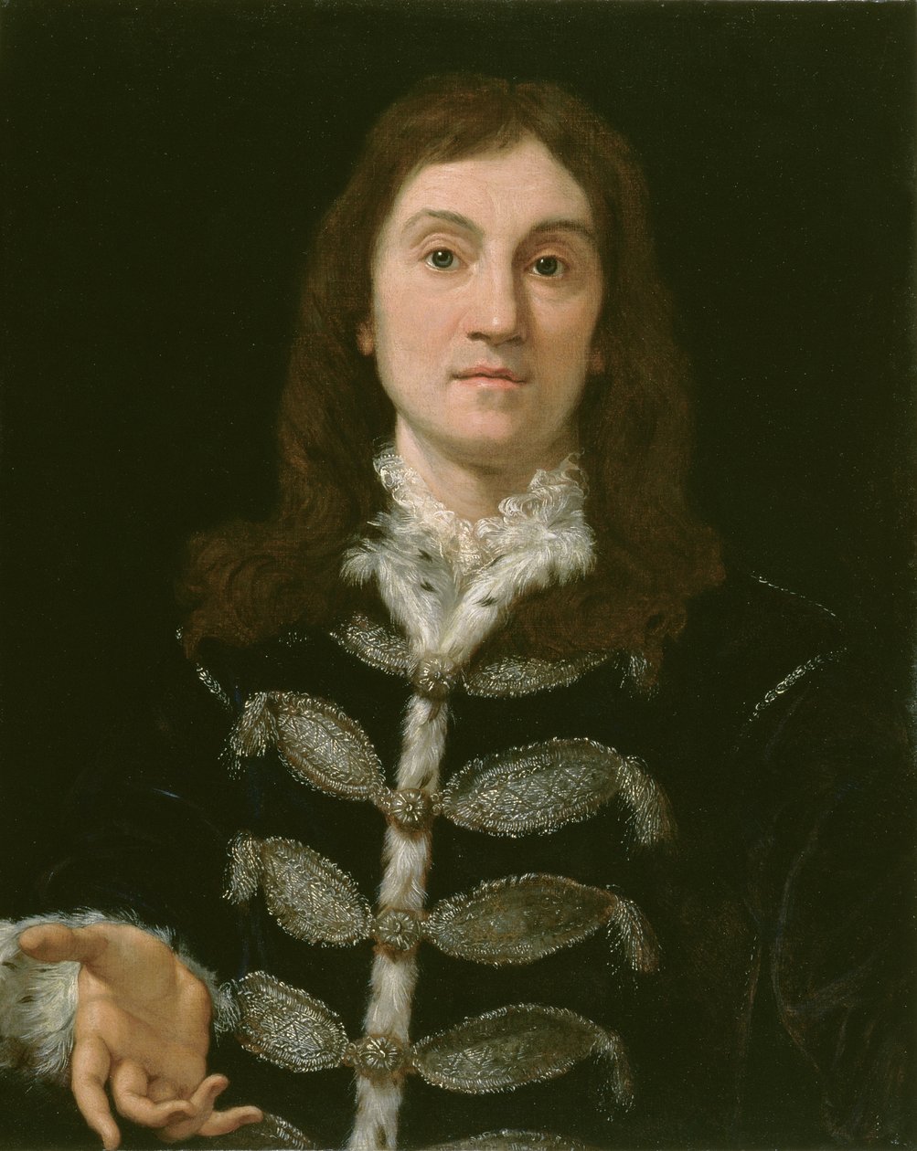 Porträtt av en man, 1700 av Giovanni Battista Gaulli