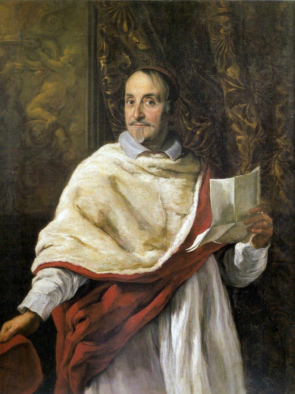 Portrait of the Cardinal Luigi Omodei av Giovanni Battista Gaulli