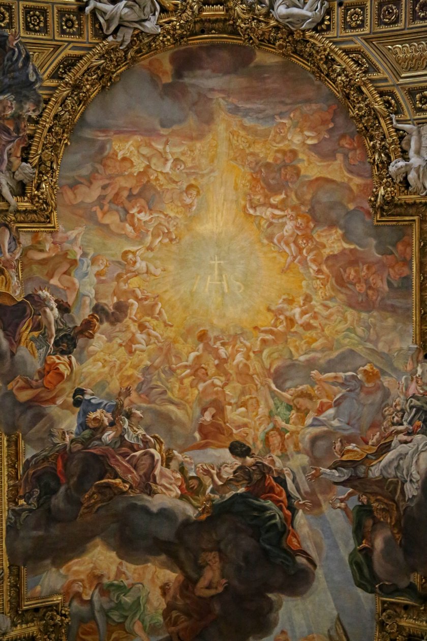 Triumf i Jesu namn av Giovanni Battista Gaulli