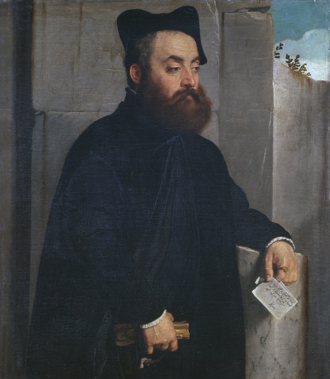 Kanon Ludovico di Terzi, ca 1560-65 av Giovanni Battista Moroni