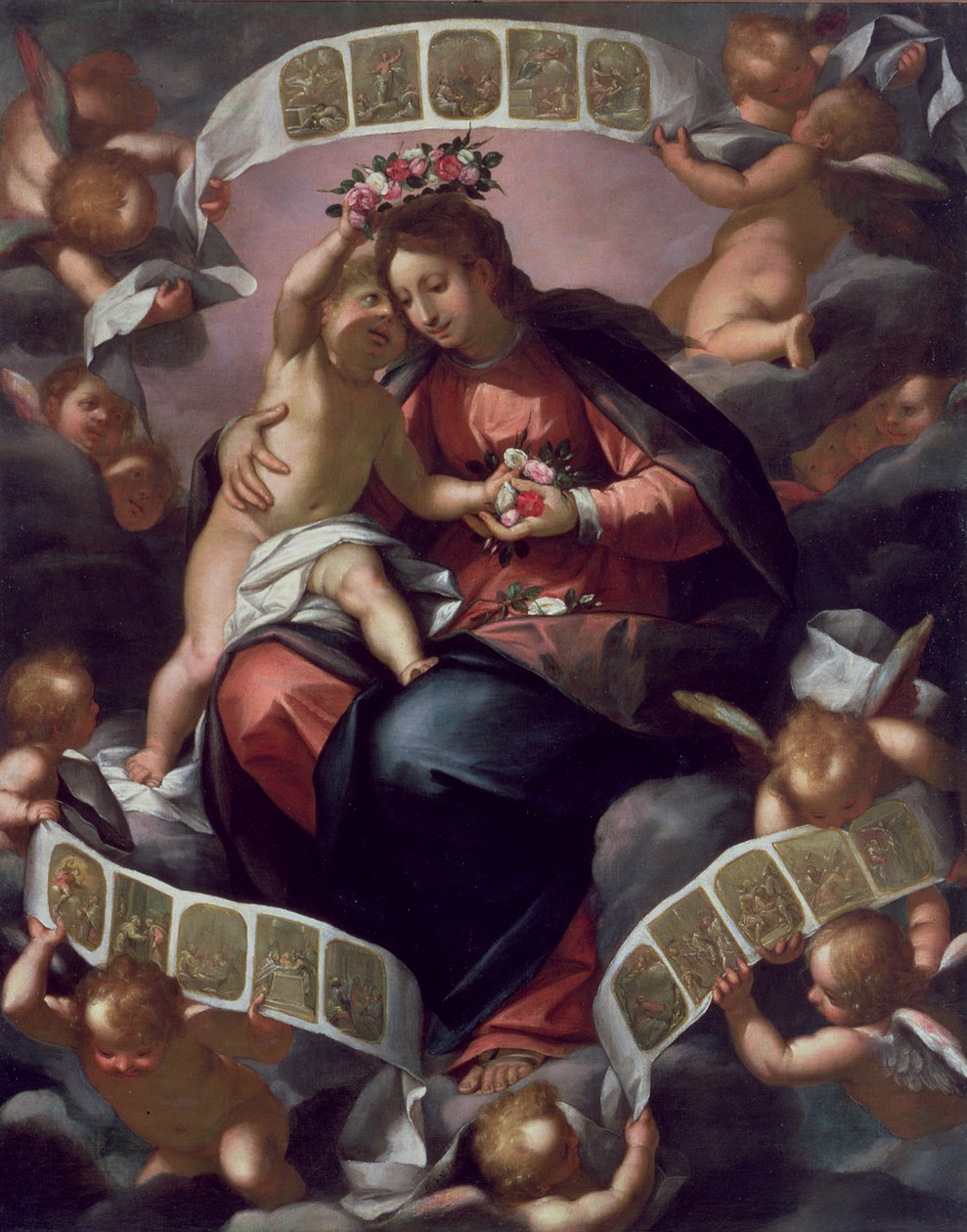Madonna från Rosenkransen av Giovanni Battista Paggi