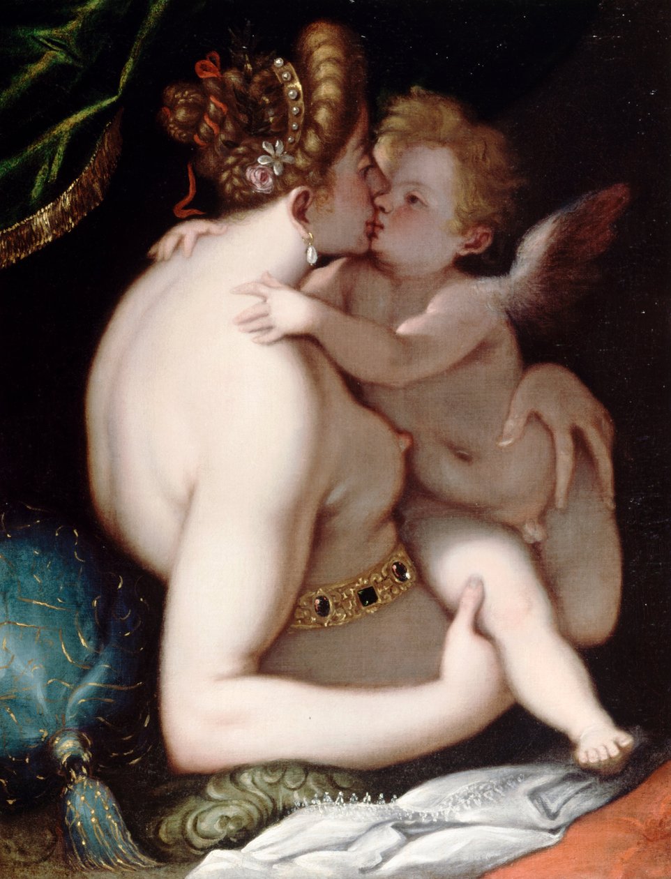 Venus and Cupid av Giovanni Battista Paggi