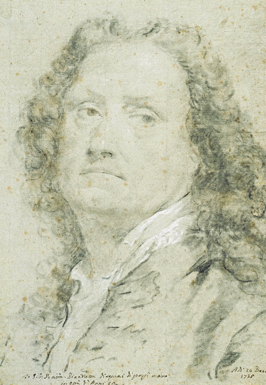 Självporträtt, 1735 av Giovanni Battista Piazzetta