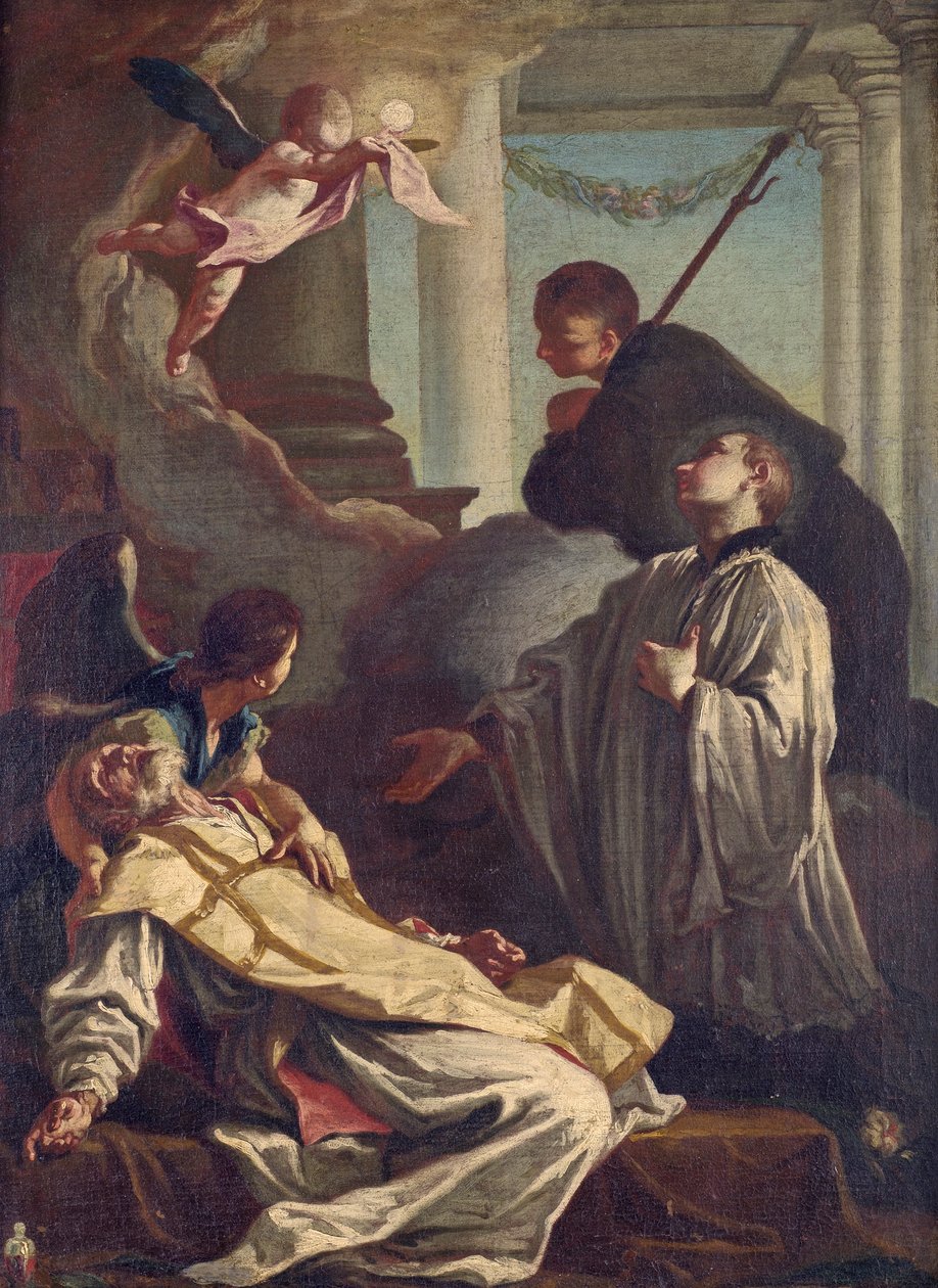 St Andrew Avellinos död av Giovanni Battista Piazzetta