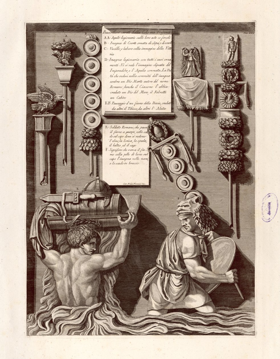 Bassirilievi cavati dalla Colonna Trajana av Giovanni Battista Piranesi