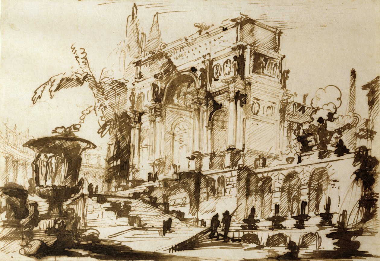 Klassiska teckningar av Giovanni Battista Piranesi