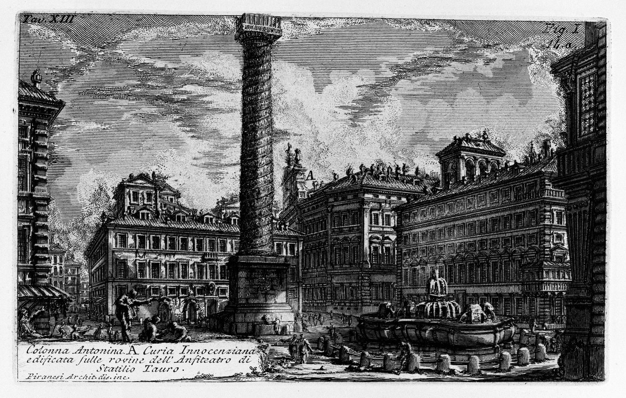 Antonine kolumn av Giovanni Battista Piranesi