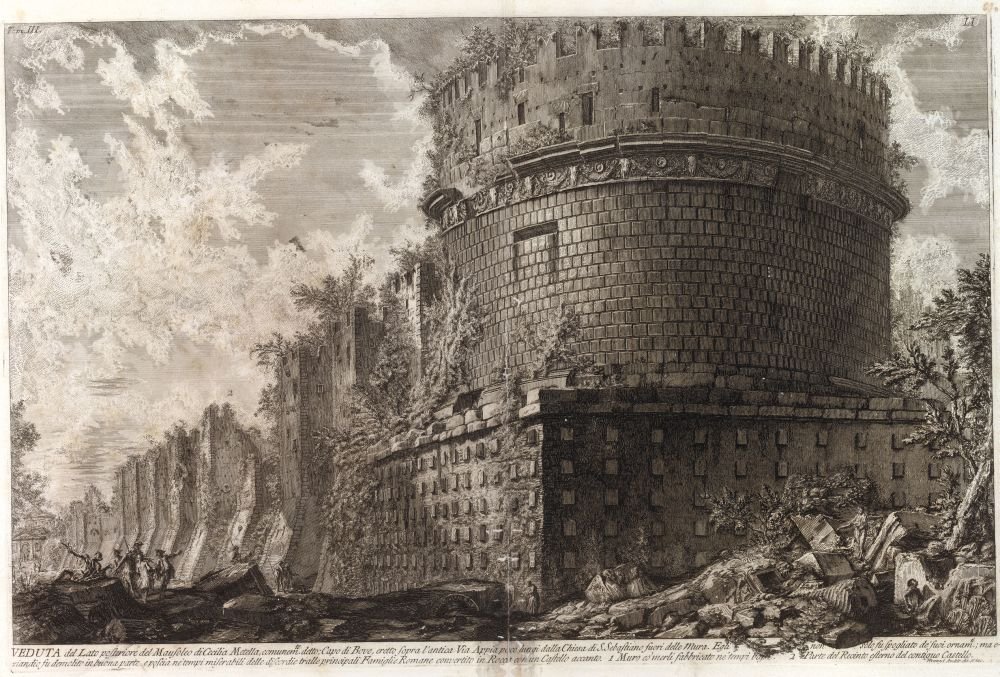 Le Antichita romane, tomo III, prancha LI av Giovanni Battista Piranesi