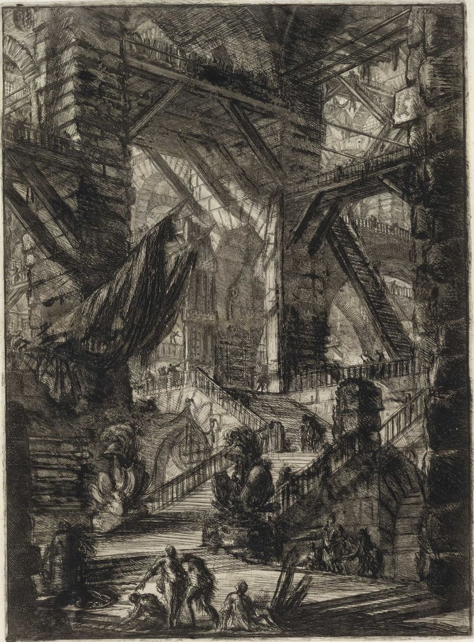 Le carceri dinvenzione [prancha VIII] av Giovanni Battista Piranesi