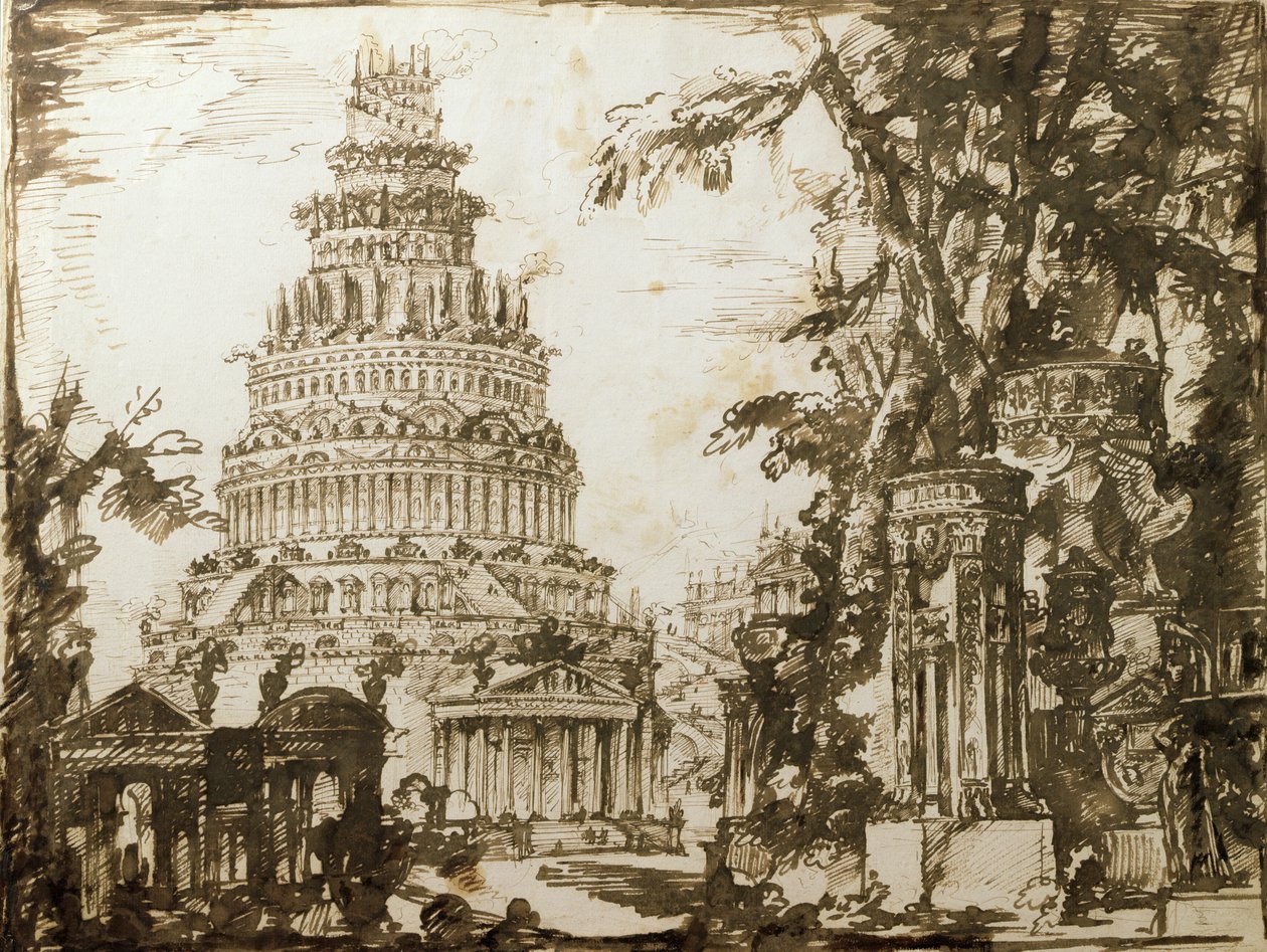 Neo-klassiska strukturer av Giovanni Battista Piranesi