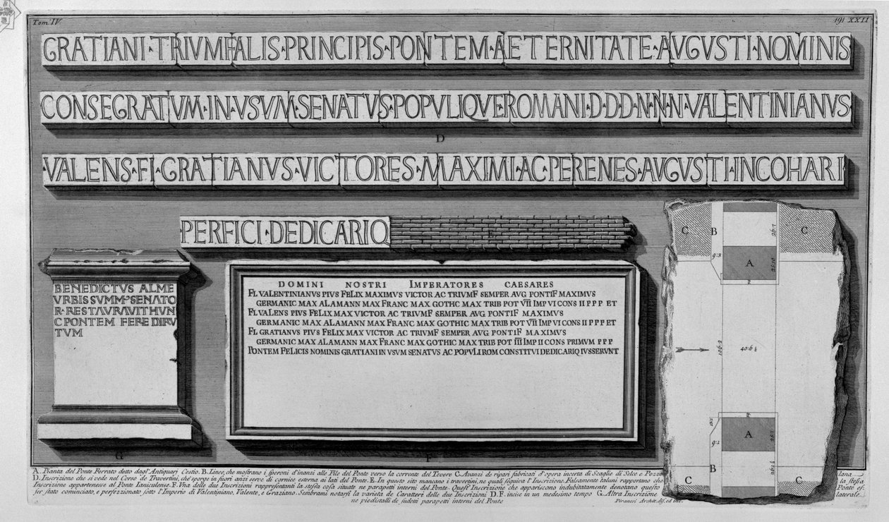 Ferratobron av Giovanni Battista Piranesi