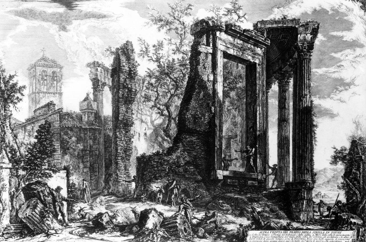 Sibylltemplet, Tivoli, från serien 