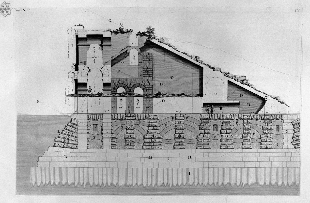 Theater of Marcellus av Giovanni Battista Piranesi