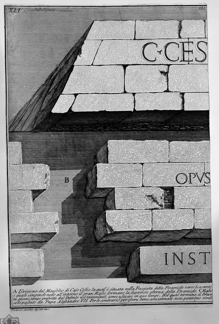 Unbekanntes Bild av Giovanni Battista Piranesi