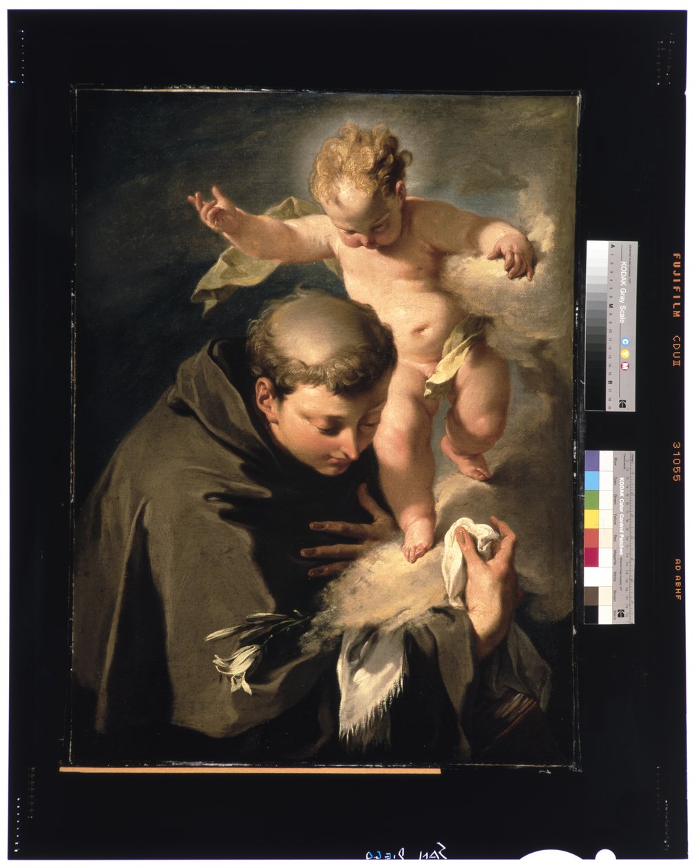 Synen av Sankt Antonius av Padua c.1730 av Giovanni Battista Pittoni