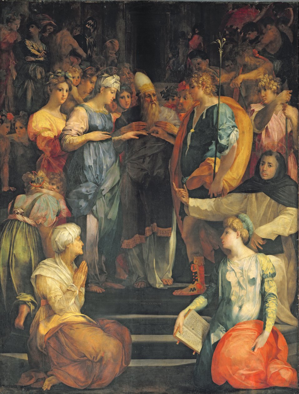 Jungfruns bröllop, 1523 av Giovanni Battista Rosso Fiorentino