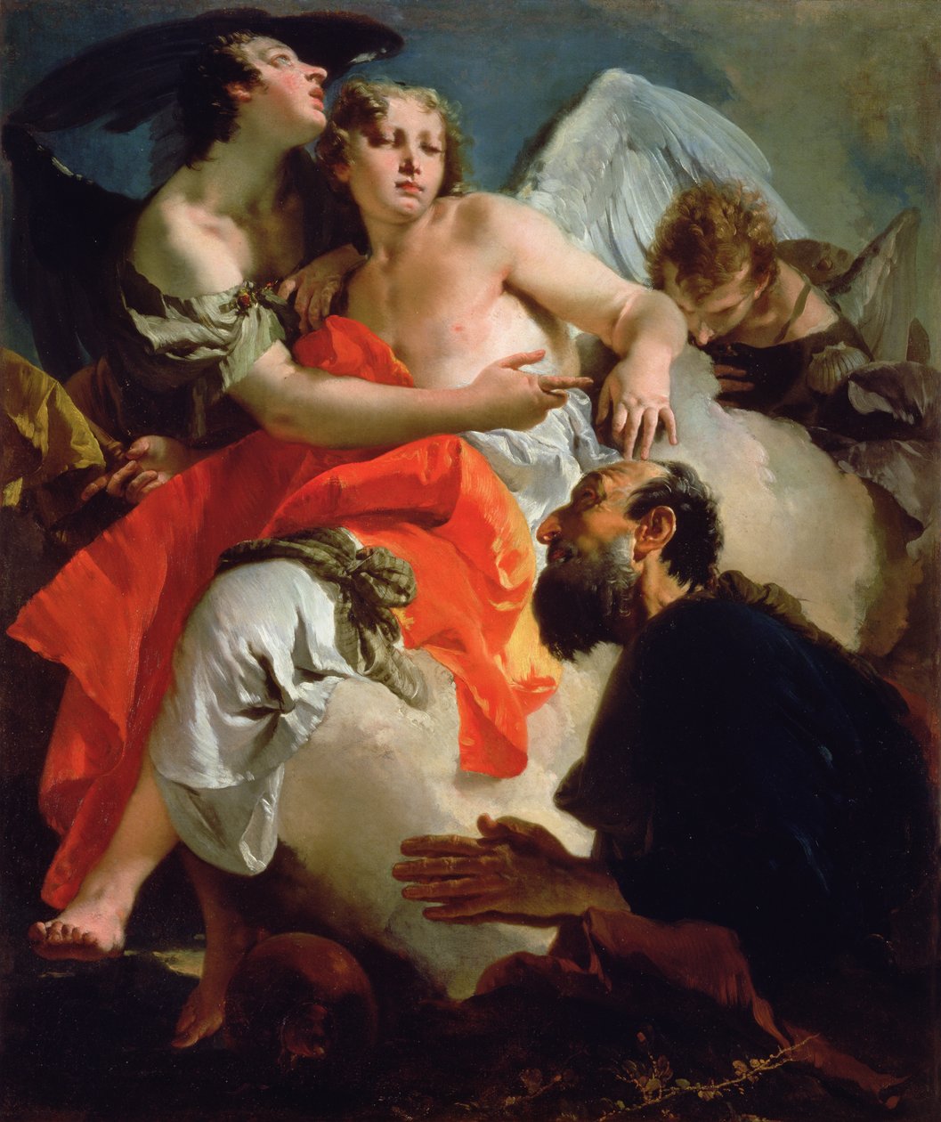 Abraham och de tre änglarna av Giovanni Battista Tiepolo