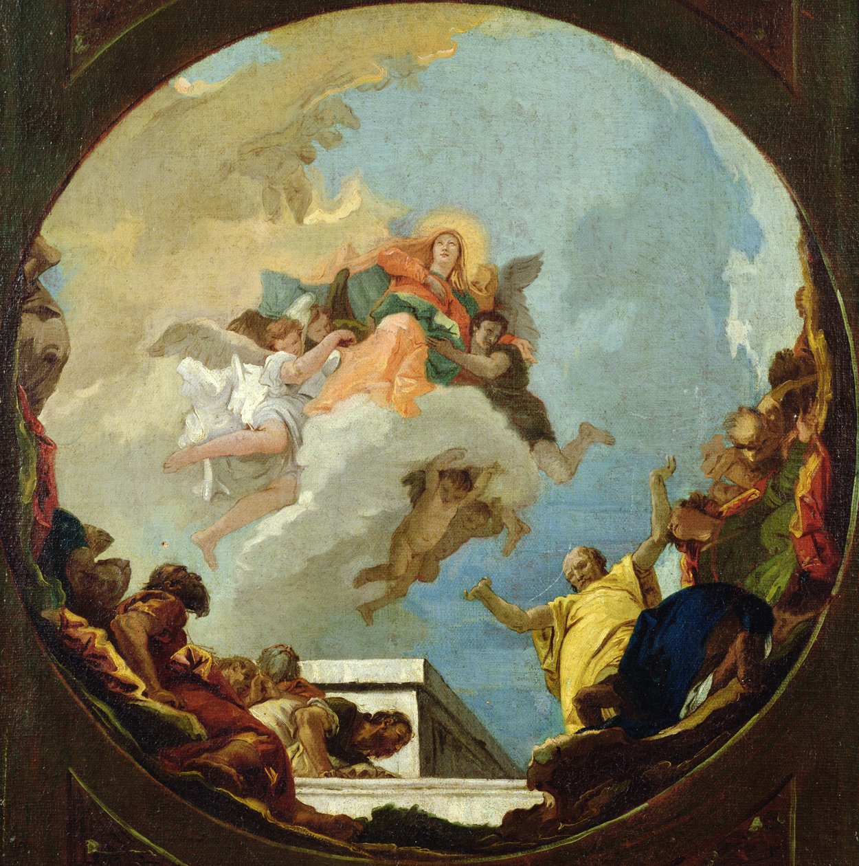 Jungfruns antagande av Giovanni Battista Tiepolo