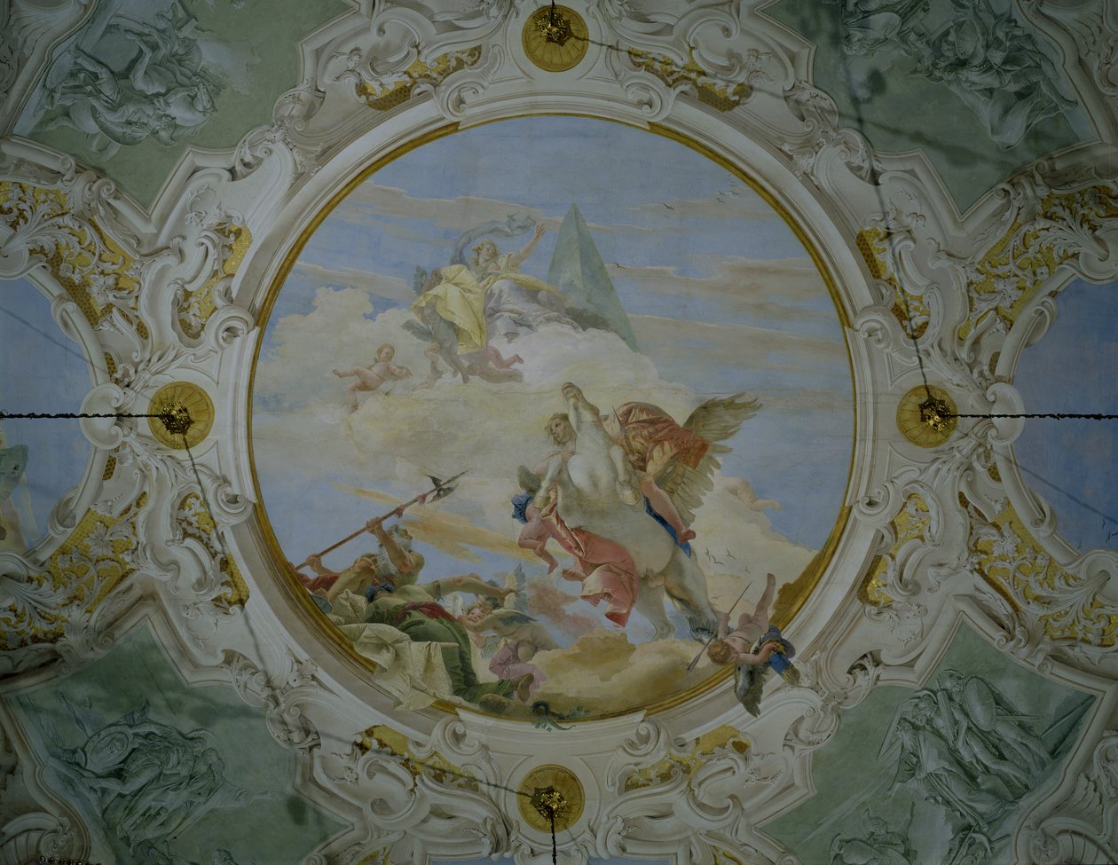 Bellerophon Rider Pegasus, ca 1746-47 av Giovanni Battista Tiepolo