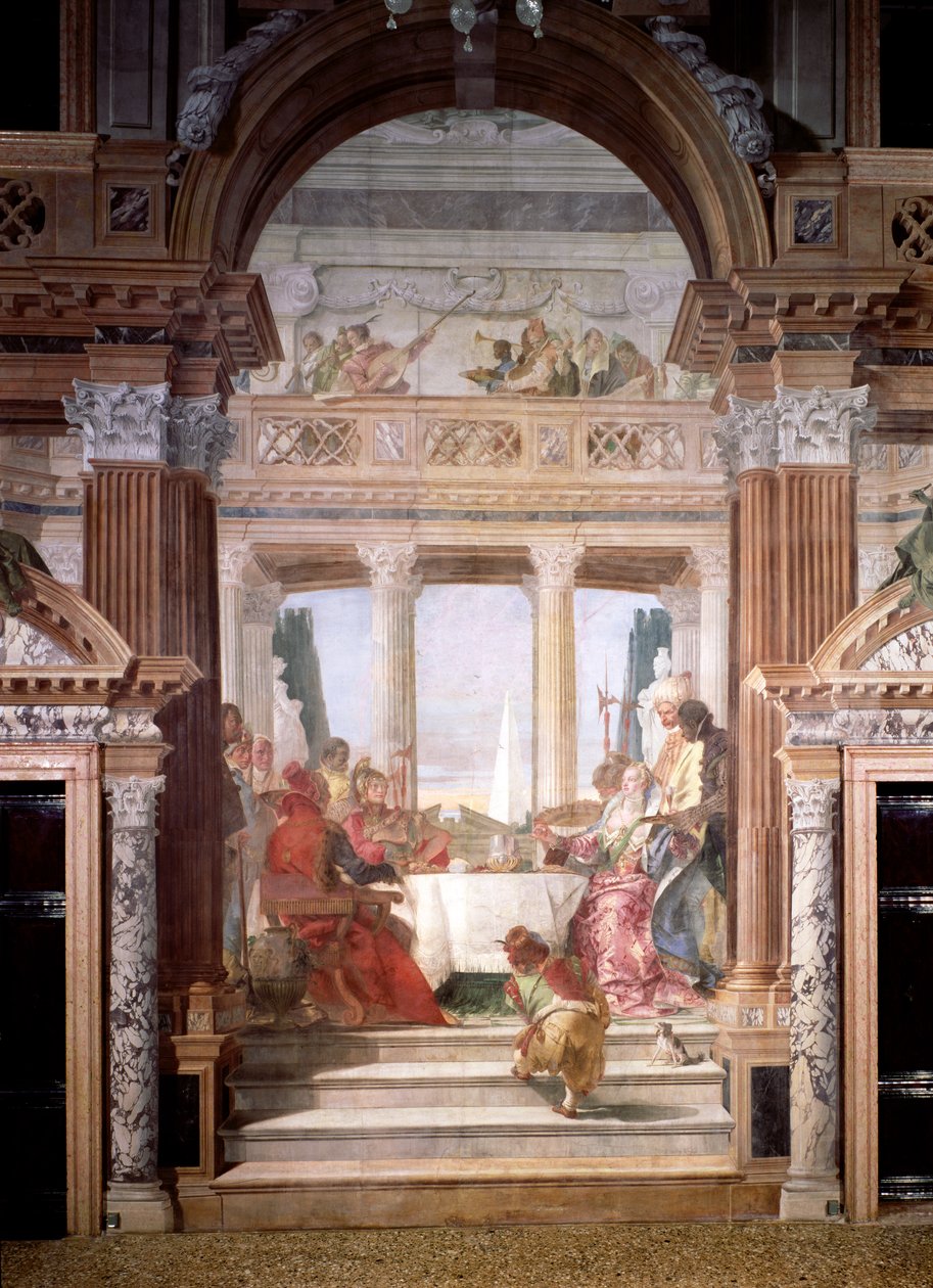 Cleopatras bankett, 1747-50 (se 176768 för detaljer) av Giovanni Battista Tiepolo
