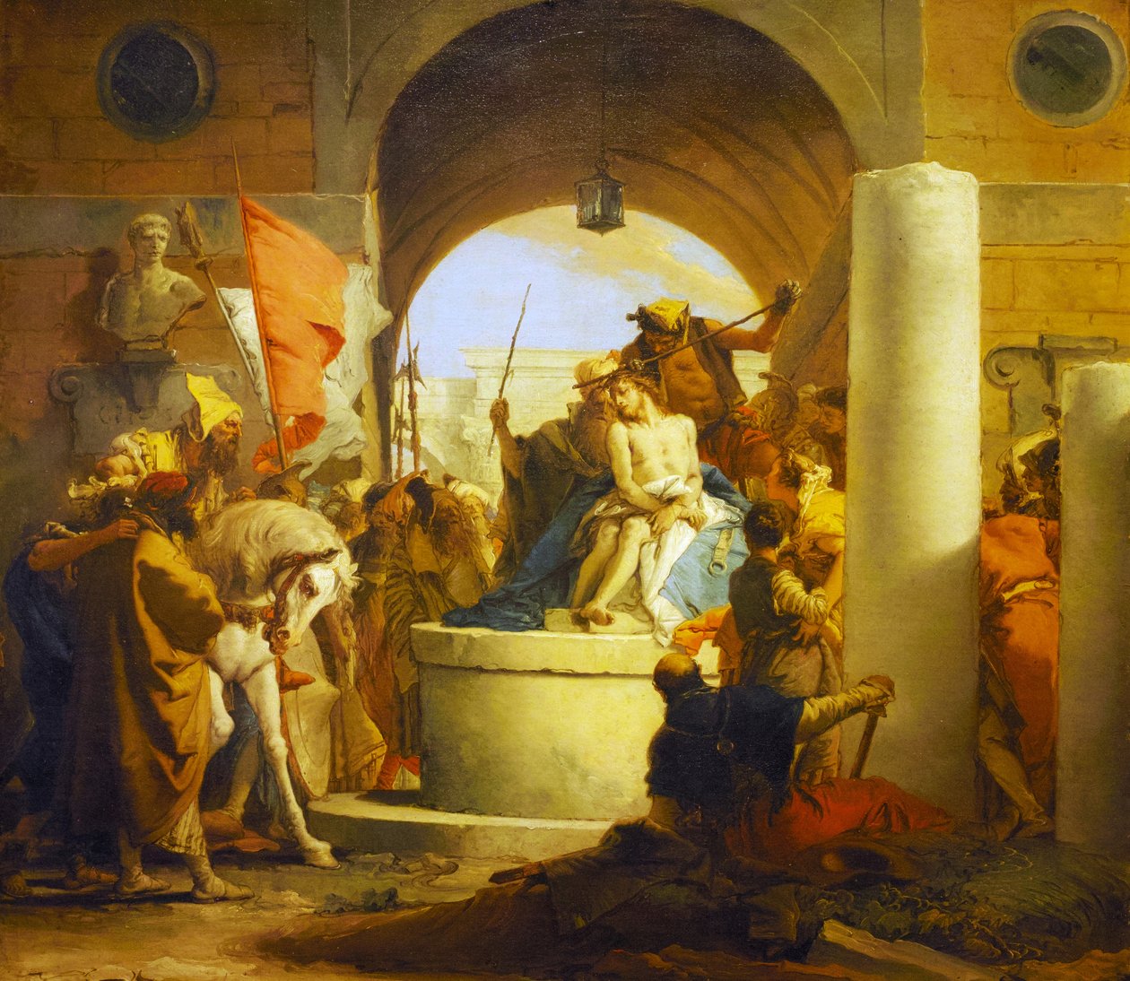 Dornenkrönung Christi  av Giovanni Battista Tiepolo